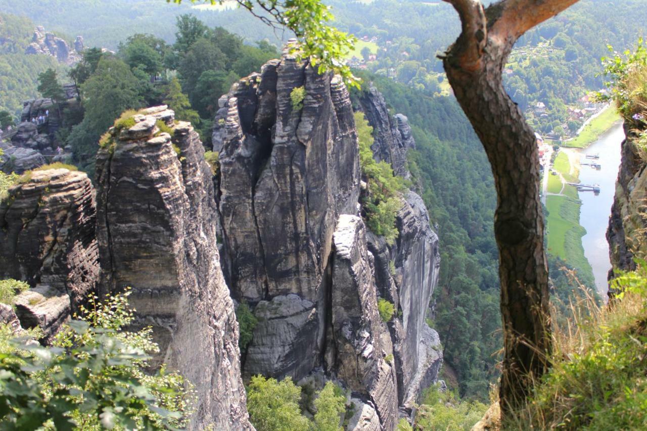Pension Zaukeneck Бад-Шандау Экстерьер фото